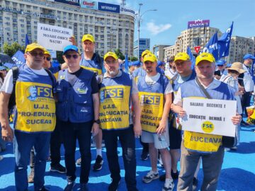 Oamenii școlii au protestat din nou la București: „Educația este din nou batjocorită”