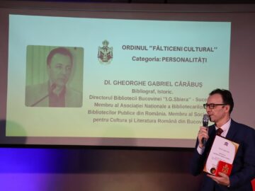 Fălticeniul și-a celebrat valorile. „Ordinul Fălticeni Cultural” a fost acordat unor personalități care onorează comunitatea prin excelență și dăruire