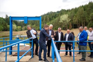 Lucrările la barajul și lacul de acumulare Solca au fost finalizate