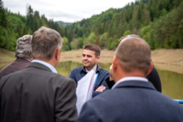 Lucrările la barajul și lacul de acumulare Solca au fost finalizate