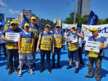 Oamenii școlii au protestat din nou la București: „Educația este din nou batjocorită”