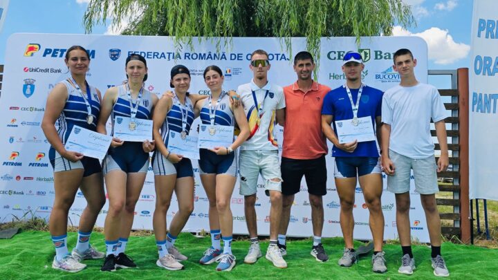Canotorii de la CSM Suceava s-au întors cu medalii de la Campionatul Național de Tineret