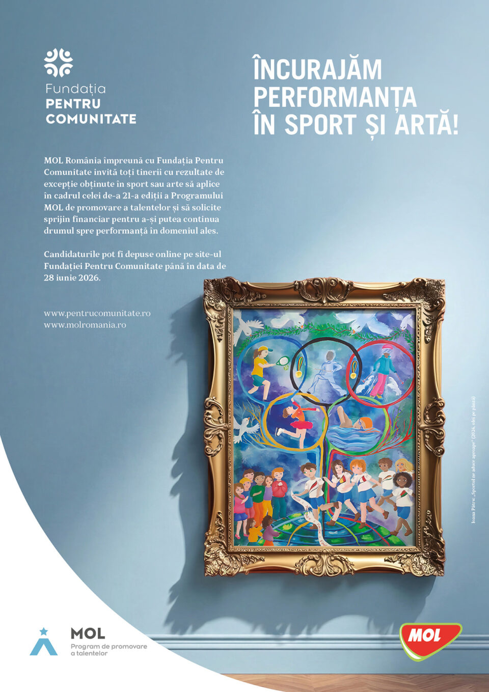Burse consistente pentru elevii talentați în domeniul artelor și tineri sportivi