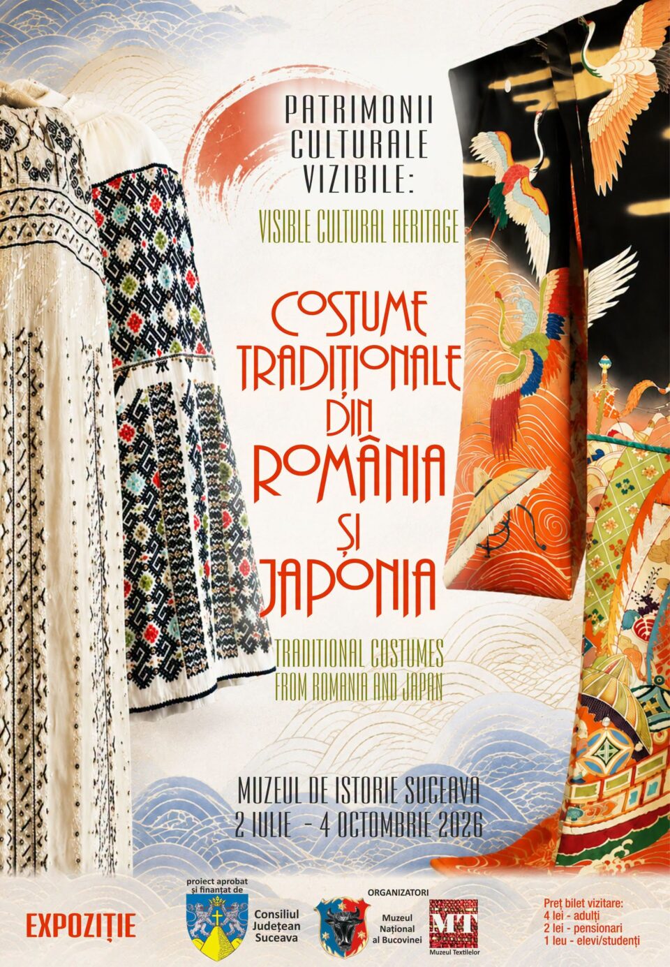 Expoziție cu costume tradiționale din România și Japonia, la Muzeul de Istorie Expoziție cu costume tradiționale din România și Japonia, la Muzeul de Istorie
