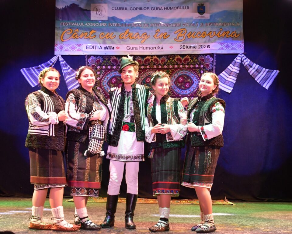 Concurs Interjudețean „Cânt cu drag în Bucovina”, la Gura Humorului