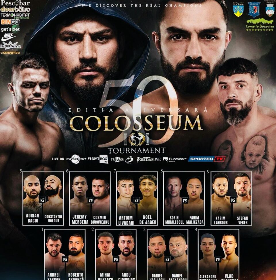 Eroii galei aniversare Colosseum Tournament de vineri seară s-au încălzit la cântarul oficial