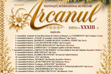 Peste 500 de artiști din țară și străinătate vin la Rădăuți, la Festivalul Internațional de Folclor „Arcanul”