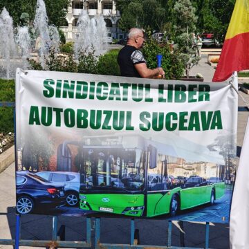 Transportatori publici din 10 județe, inclusiv Suceava, uniți la proteste