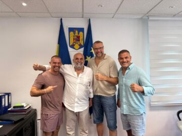 Legendele kickboxului mondial, oaspeți ai primarului de Suceava, Vasile Rîmbu