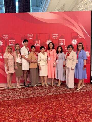 Lidera femeilor social-democrate sucevene, Adelina Paiu, aleasă secretar general adjunct al OFSD pentru Regiunea Nord-Est