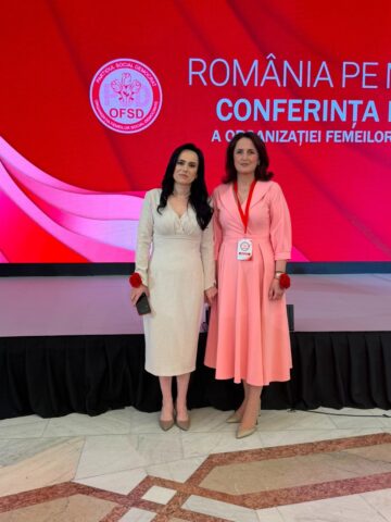 Lidera femeilor social-democrate sucevene, Adelina Paiu, aleasă secretar general adjunct al OFSD pentru Regiunea Nord-Est
