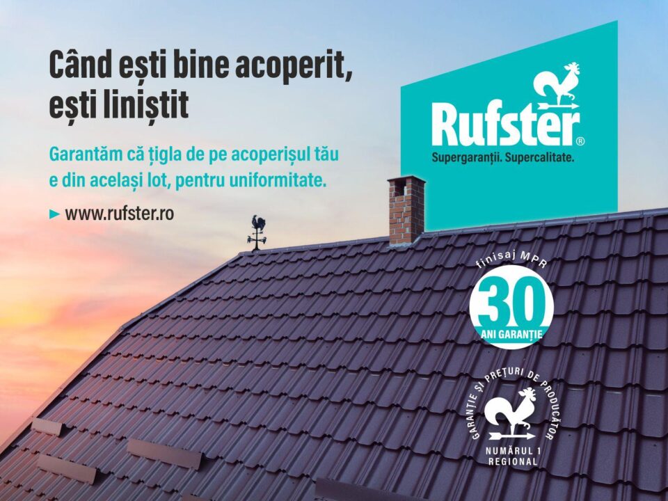 Celesta, țigla metalică Rufster ce rămâne în topul preferințelor clienților după 10 ani