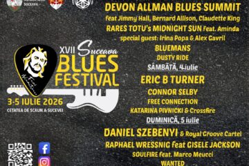 Suceava Blues Festival „Fani Adumitroaie” revine între 3 și 5 iulie la Cetatea de Scaun cu artiști internaționali și acces gratuit