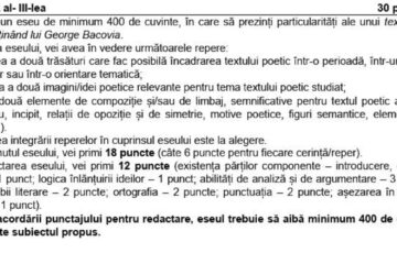 Elevii suceveni au regăsit un subiect exersat deja la simularea din noiembrie