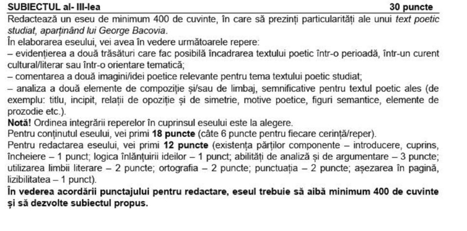 Elevii suceveni au regăsit un subiect exersat deja la simularea din noiembrie Elevii suceveni au regăsit un subiect exersat deja la simularea din noiembrie