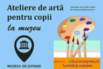 Au început înscrierile pentru Atelierele de artă pentru copii „Din secretele maeştrilor – lumină şi culoare”