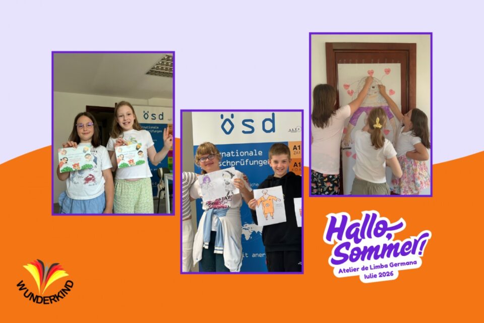 Wunderkind Suceava lansează atelierele de limba germană „Hallo, Sommer!” pentru copiii de 7-14 ani