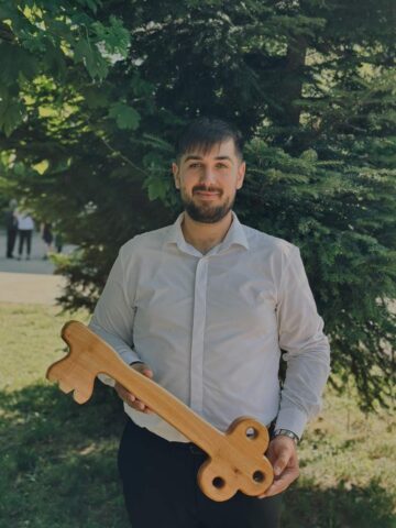 Boghiu Serghei, șeful de promoție al Facultății de Inginerie Alimentară: „Cele mai importante câștiguri sunt oamenii pe care îi întâlnești și experiențele care te formează”