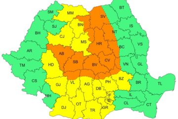 Cod portocaliu de furtuni, cu averse torențiale, vijelii și chiar grindină Cod portocaliu de furtuni, cu averse torențiale, vijelii și chiar grindină