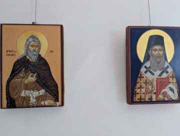 Expoziția Atelierului de pictură de icoane în manieră bizantină, în Cafeteria Muzeului de Istorie