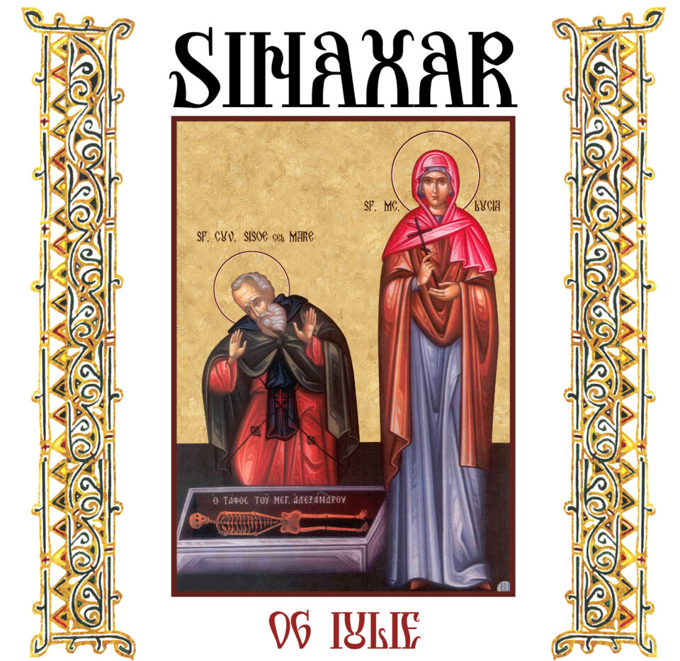 Sinaxar 6 iulie 2026 Sinaxar 6 iulie 2026