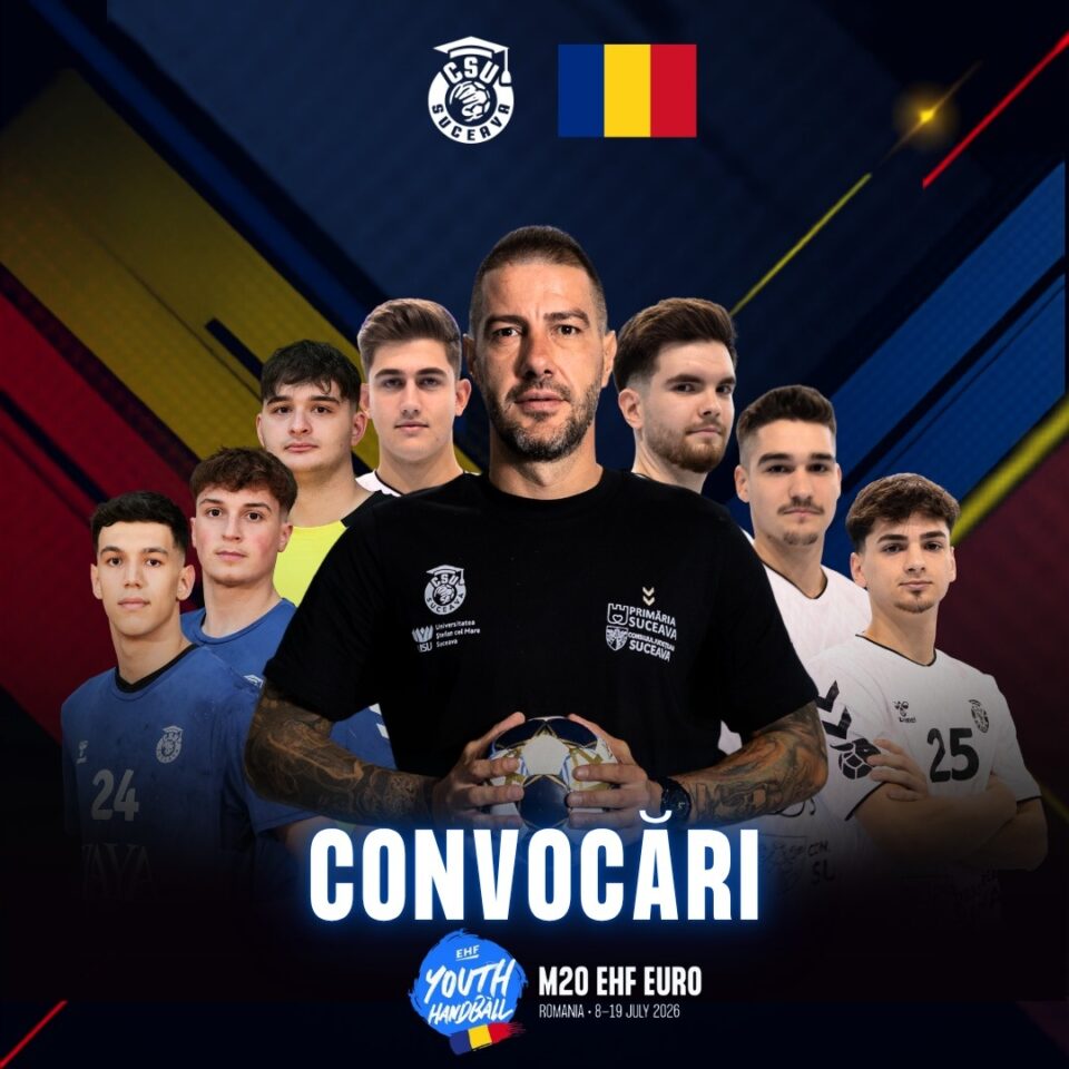 România se bazează pe opt suceveni la Campionatul European de handbal pentru tineret România se bazează pe opt suceveni la Campionatul European de handbal pentru tineret