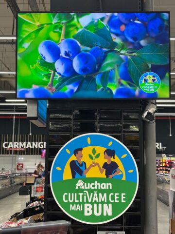 Peste 90% dintre produsele alimentare prezente în Auchan, de la producători români