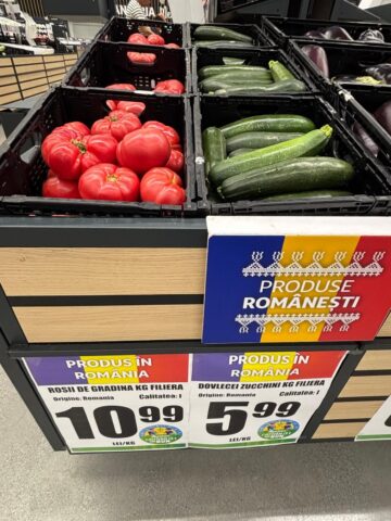 Peste 90% dintre produsele alimentare prezente în Auchan, de la producători români