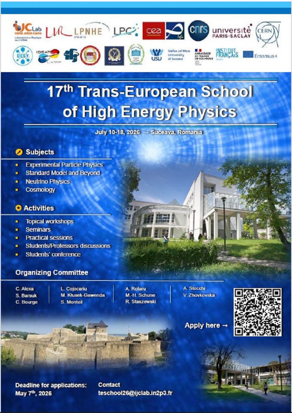 Școala de vară dedicată fizicii, astrofizicii și experimentelor, la Universitate Școala de vară dedicată fizicii, astrofizicii și experimentelor, la Universitate