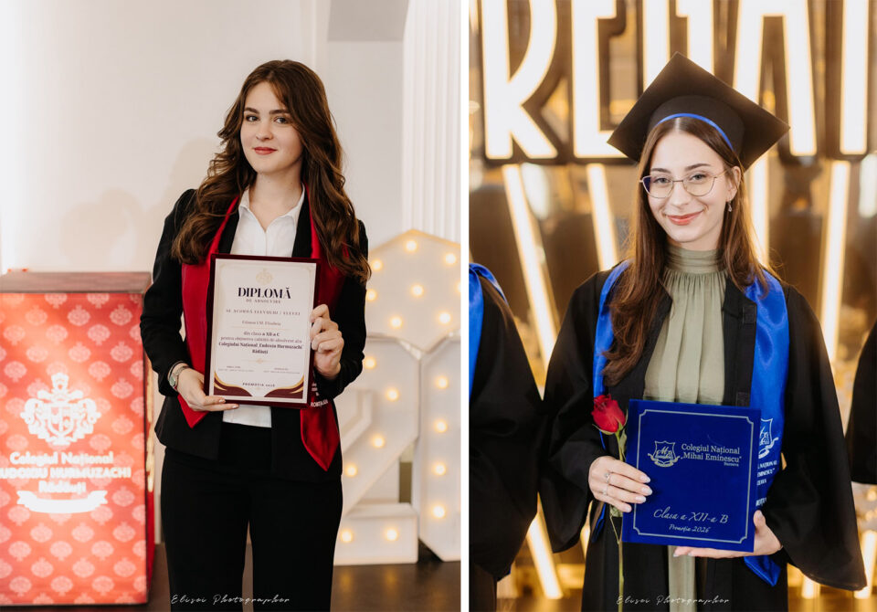 Elisabeta Filimon de la Colegiul „Eudoxiu Hurmuzachi” Rădăuți, și de Teodora Brumă de la Colegiul Național „Mihai Eminescu” Suceava