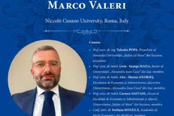 Universitatea din Suceava acordă titlul de Doctor Honoris Causa prof. univ. Marco Valeri (Universitatea „Niccolò Cusano”, Roma) Universitatea din Suceava acordă titlul de Doctor Honoris Causa prof. univ. Marco Valeri (Universitatea „Niccolò Cusano”, Roma)