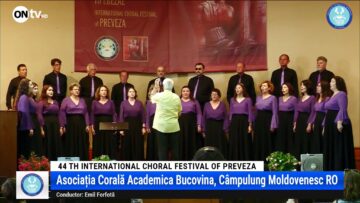 Corala Academica-Bucovina din Câmpulung Moldovenesc a fost medaliată în Grecia