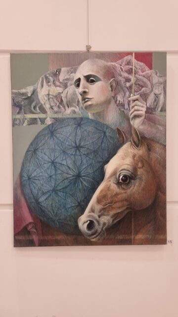 Expoziția „Labyrinthum 2.0”, realizată de pictorița Camelia Sadovei, vernisată la Galeriile de Artă ale Academiei Române, s-a bucurat de succes