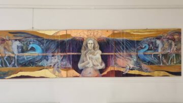 Expoziția „Labyrinthum 2.0”, realizată de pictorița Camelia Sadovei, vernisată la Galeriile de Artă ale Academiei Române, s-a bucurat de succes