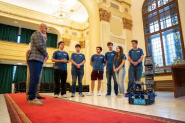 Echipa de robotică a Colegiului Național „Ștefan cel Mare”, sprijinită, în premieră, de Consiliul Județean Suceava