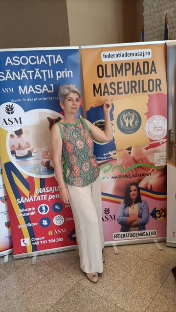 Terapeutul Paula Drăgușanu, pe podium la Olimpiada Maseurilor din România, ediția 2026, la Râmnicu Vâlcea