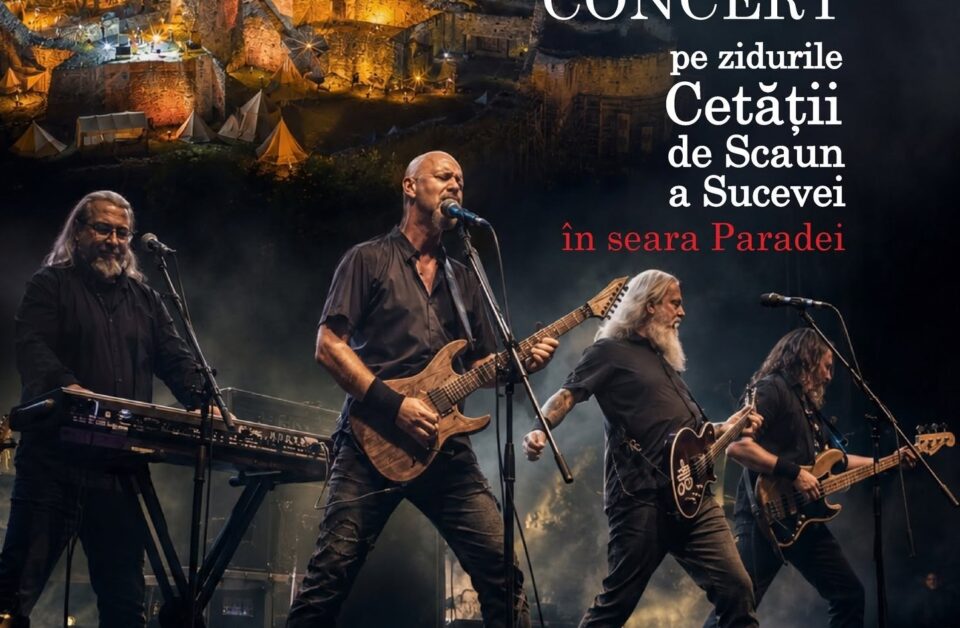 Trupa Bucovina cântă în deschiderea Festivalului Medieval „Ștefan cel Mare” 2026. Concertul va avea loc pe zidurile Cetății de Scaun a Sucevei