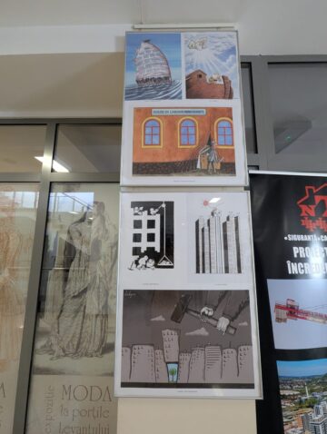 Aproximativ 100 de lucrări pot fi admirate în cadrul Expoziției Internaționale de Grafică Satirică Bucovina, ediția a XX-a, la Muzeul de Istorie Suceava
