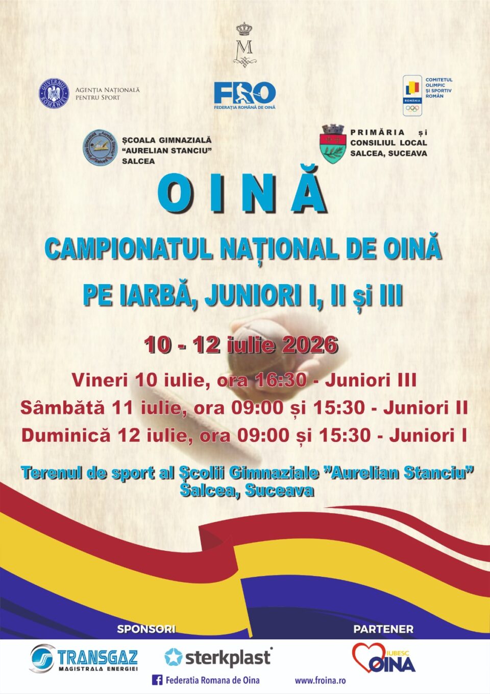 Salcea are campioni naționali la oină. Juniorii III au câștigat aurul pe teren propriu