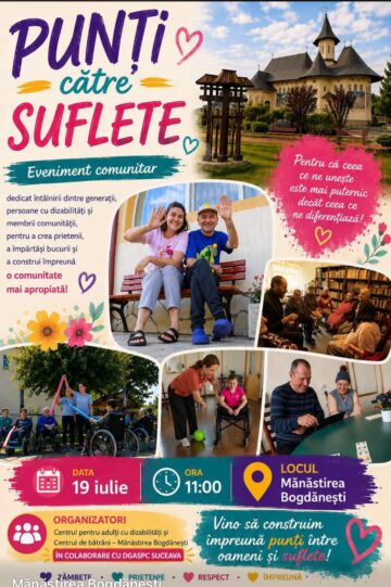 Ziua Porților Deschise la Mănăstirea Bogdănești. „Punți către suflete” aduce împreună comunitatea și persoanele vulnerabile