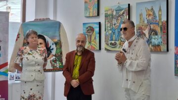 Artista Andreia Romaniuc (Ladybug) a revenit acasă, după mai mulți ani petrecuți la Londra, și a expus la Galeria de Artă Zamca