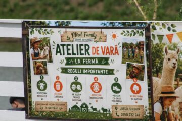 Ateliere pentru copii, la Ferma Udești. Cei mici hrănesc animale, culeg fructe, adună ouă și se joacă în natură