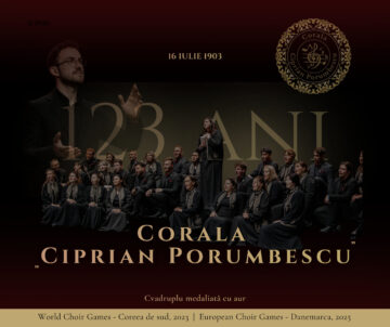 Corala „Ciprian Porumbescu” împlinește astăzi 123 de ani de la înființare