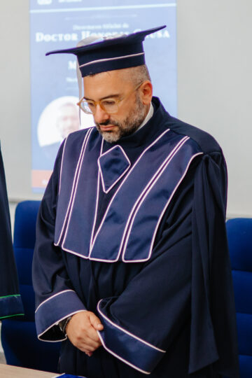 Profesorului italian Marco Valeri a primit titlul de Doctor Honoris Causa din partea Universității „Ștefan cel Mare”