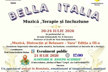 Spectacolul „Bella Italia – Muzică, Terapie și Incluziune”, la USV, organizat de Asociația Sindrom Down Suceava Spectacolul „Bella Italia – Muzică, Terapie și Incluziune”, la USV, organizat de Asociația Sindrom Down Suceava