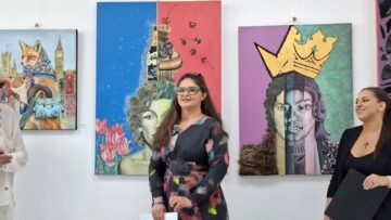 Artista Andreia Romaniuc (Ladybug) a revenit acasă, după mai mulți ani petrecuți la Londra, și a expus la Galeria de Artă Zamca