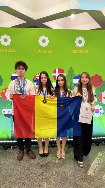 Eleva Rebeca Ungureanu, de la Colegiul „Ștefan cel Mare”, a obținut premiu special la Olimpiada Internațională de Biologie din Lituania