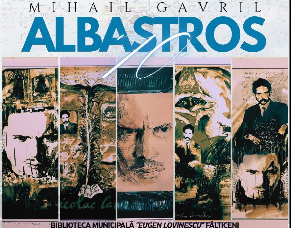 Expoziția de grafică „Albastros”, semnată de artistul Mihail Gavril, ajunge luni la Fălticeni