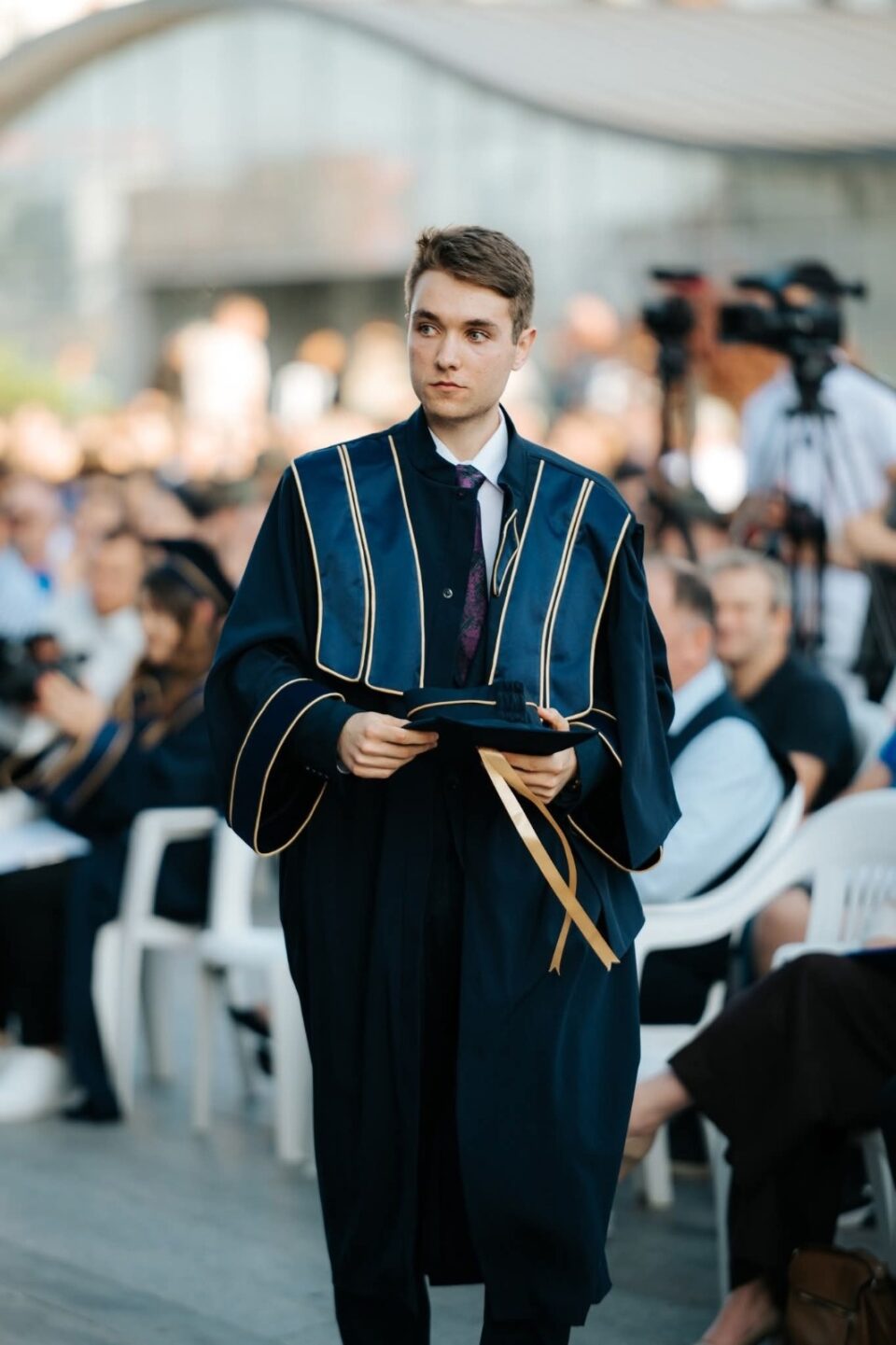 Ștefan Amarine, șeful de promoție al specializării Managementul Energiei de la Facultatea de Inginerie Electrică și Știința Calculatoarelor: „Pentru mine, a avea succes înseamnă a fi fericit”