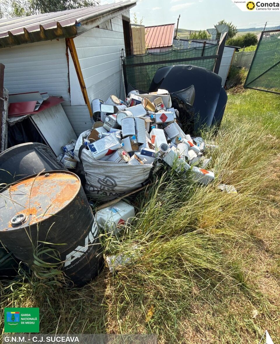 Amendă mare aplicată d comisarii de mediu pentru abandonarea de deșeuri auto